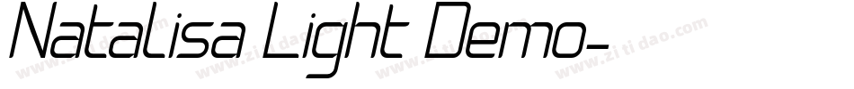 Natalisa Light Demo字体转换